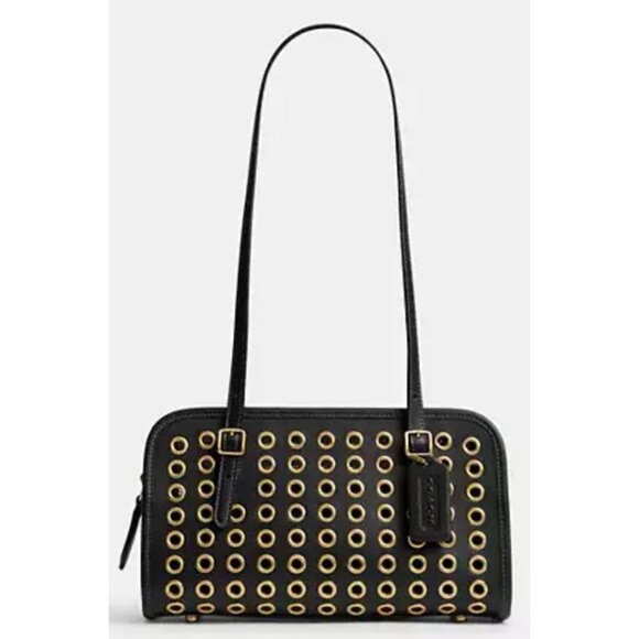 NEW WITH TAGS! Coach Limited Edition Swing Zip Bag With Grommets - Picture 7 of 10